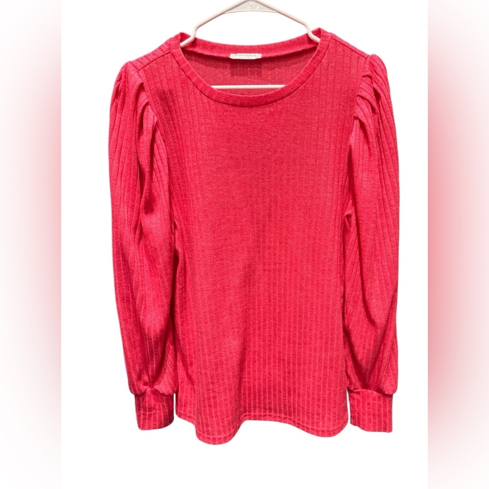 Hot touch Elegant pink Women's Top LARGE